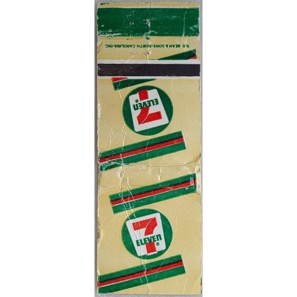 Vtg Matchbook Cover 7 Eleven Convenience Stores Where The Good Things Come Easy - Picture 2 of 5